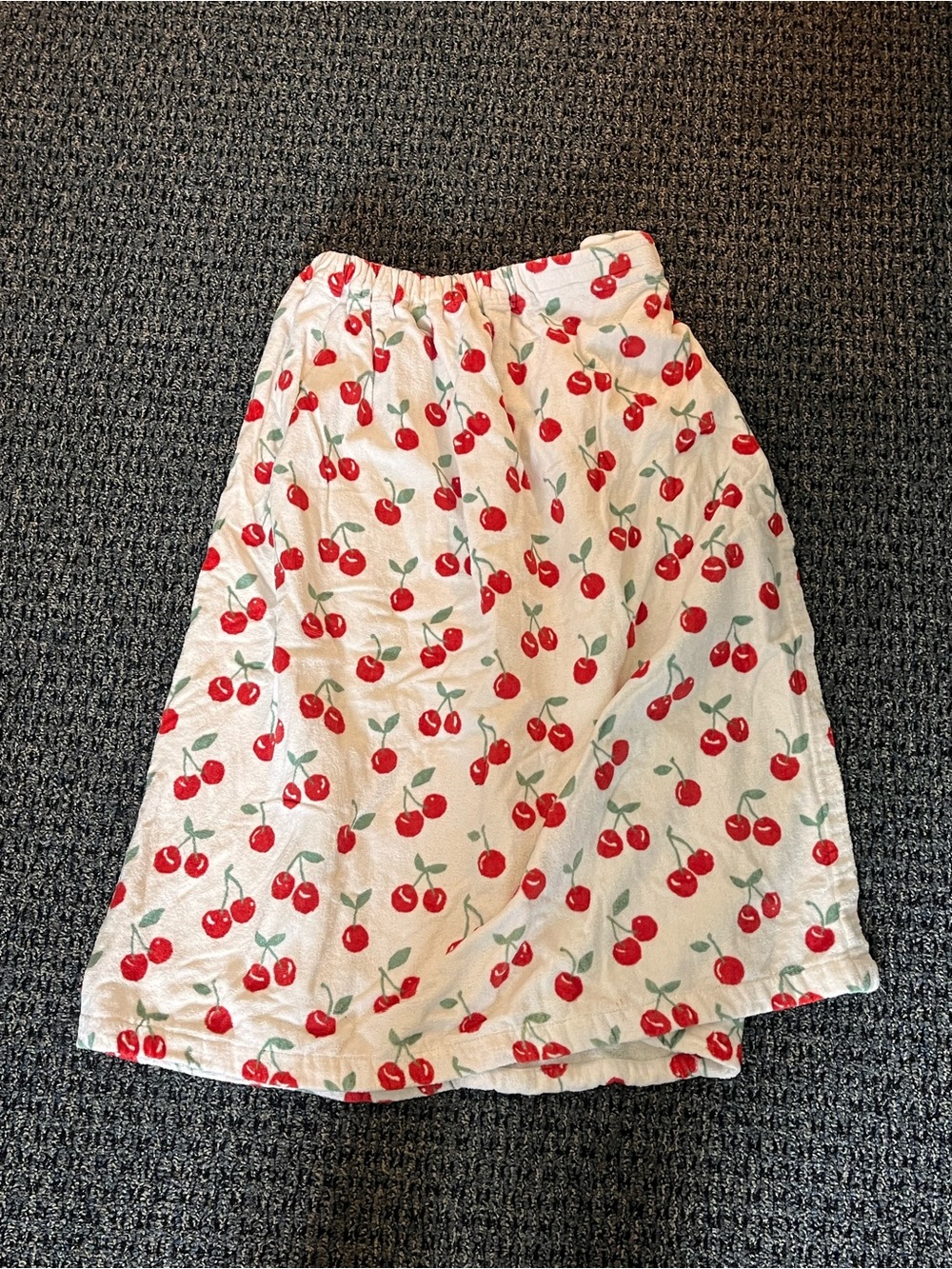 Women’s Cherry Shower or Beach Wrap Towel Summer 100% Cotton Bathroom
